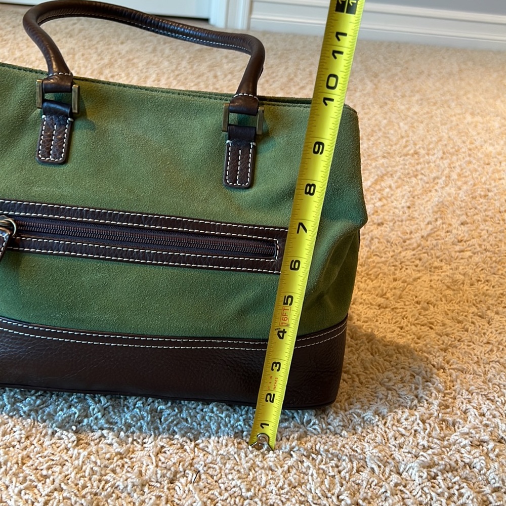 NWOT - RARE Vintage Eddie Bauer Leather Suede Purse - Picture 6 of 16